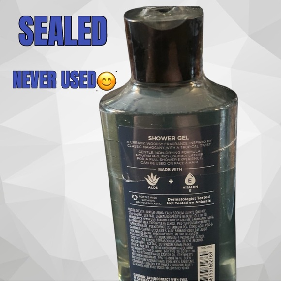 🆕Bath & Body Works Mahogany Coconut 3-in-1 Bath/Shower Gel for Men! RARE - Picture 4 of 16